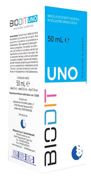 BIODIT UNO SOLUZIONE IDROALCOLICA 50 ML - farmacia187.it