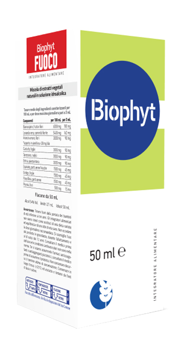 BIOPHYT FUOCO 50 ML SOLUZIONE IDROALCOLICA - farmacia187.it