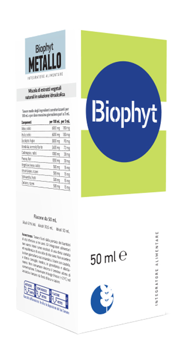 BIOPHYT METALLO 50 ML SOLUZIONE IDROALCOLICA - farmacia187.it