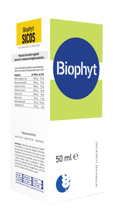 BIOPHYT SICOS 50 ML SOLUZIONE IDROALCOLICA - farmacia187.it