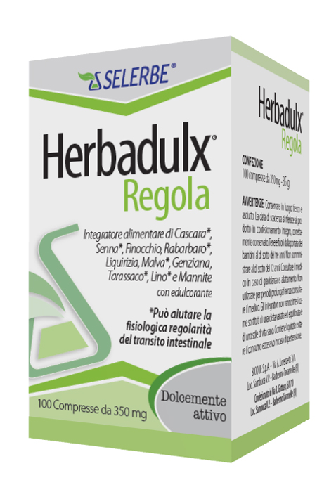 HERBADULX REGOLA 100 COMPRESSE - farmacia187.it