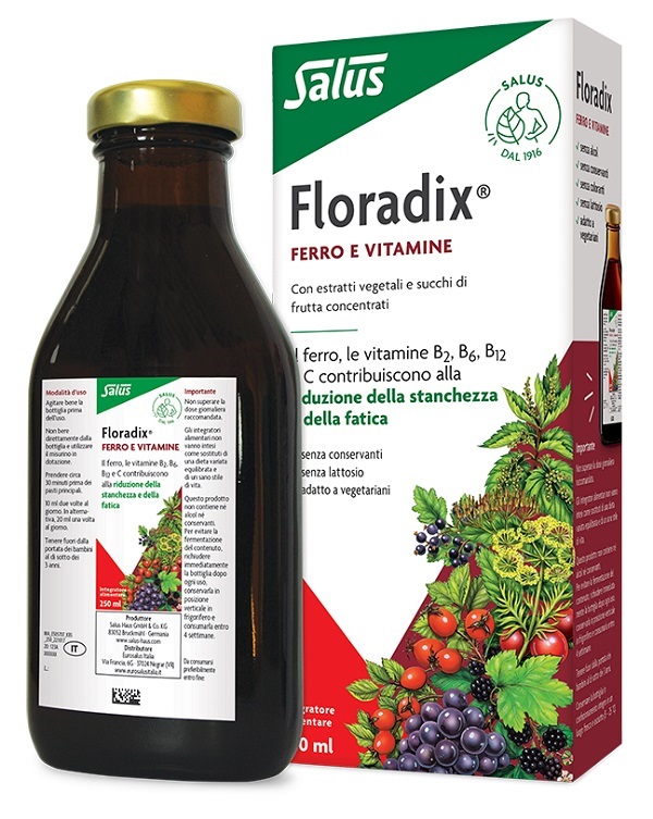 FLORADIX FERRO E VITAMINE 250 ML - farmacia187.it