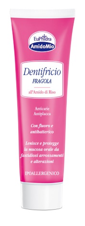 EUPHIDRA AMIDOMIO DENTIFRICIO FRAGOLA 50 ML - farmacia187.it
