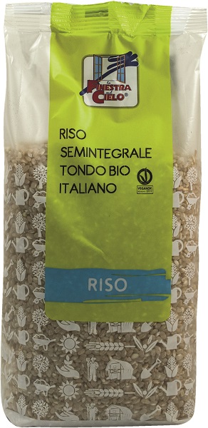 FSC RISO SEMINTEGRALE TONDO BIO 1000 G - farmacia187.it