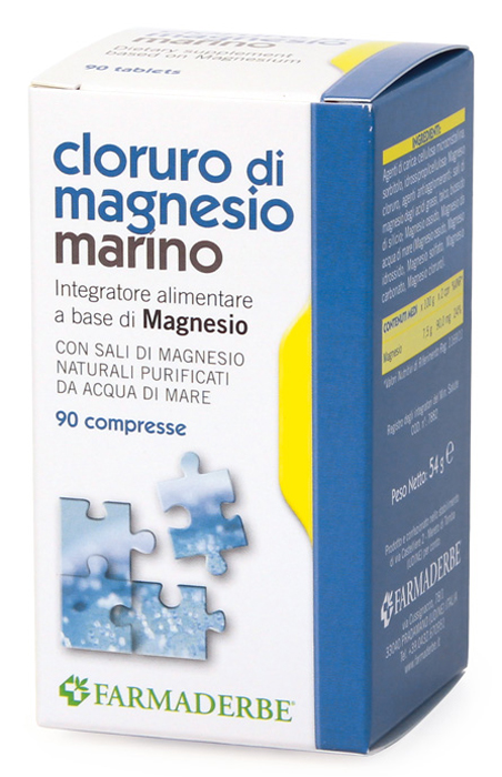 CLORURO DI MAGNESIO MARINO 90 COMPRESSE - farmacia187.it