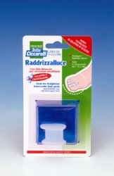 RADDRIZZA ALLUCE IN GEL DI SILICONE BIANCO SEMITRASPARENTE SAGOMATA PER PROTEGGERE E RIALLINEARE L'ALLUCE EVITANDO LO SFREGAMENTO FRA IL PRIMO E IL SECONDO DITO IGIENEPIEDE 1 PEZZO - farmacia187.it