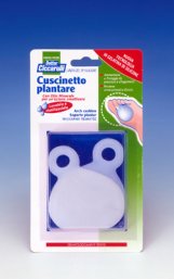 CUSCINETTO PLANTARE REALIZZATO IN GEL DI SILICONE BIANCO SEMITRASPARENTE SAGOMATO PER AMMORTIZZARE E PROTEGGERE PRESSIONE E SFREGAMENTI SOTTO LA PIANTA DEI PIEDI 2 PEZZI - farmacia187.it