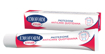 EMOFORM ACTIFLUOR DENTIFRICIO 75 ML - farmacia187.it
