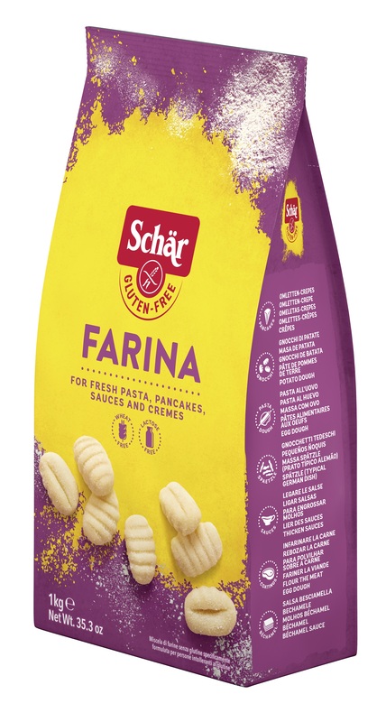 SCHAR FARINA PER PASTA FRESCA PANCAKES SALSE E CREME 1 KG - farmacia187.it