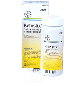STRISCE MISURAZIONE CHETONURIA KETOSTIX 50 PEZZI - farmacia187.it