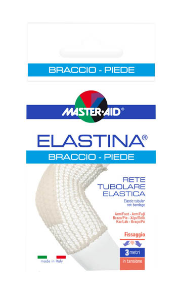 RETE TUBOLARE ELASTICA IPOALLERGENICA MASTER-AID ELASTINA BRACCIO/PIEDE 3 MT IN TENSIONE CALIBRO 4 CM - farmacia187.it