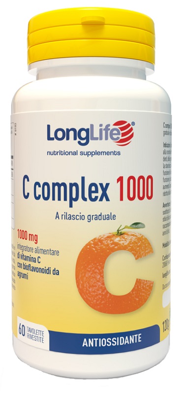 LONGLIFE C COMPLEX 1000 T/R 60 TAVOLETTE RIVESTITE - farmacia187.it