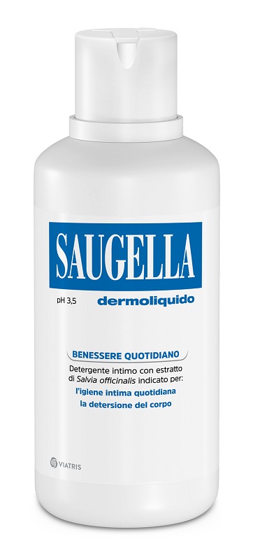 SAUGELLA DERMOLIQUIDO PH 3,5 DETERGENTE INTIMO BENESSERE QUOTIDIANO 500 ML - farmacia187.it
