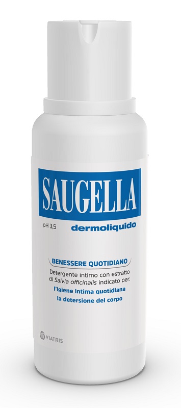 SAUGELLA DERMOLIQUIDO PH 3,5 DETERGENTE INTIMO BENESSERE QUOTIDIANO 750 ML - farmacia187.it