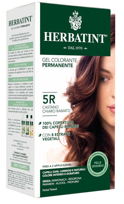 HERBATINT 5R CASTANO CHIARO RAMATO 150 ML - farmacia187.it