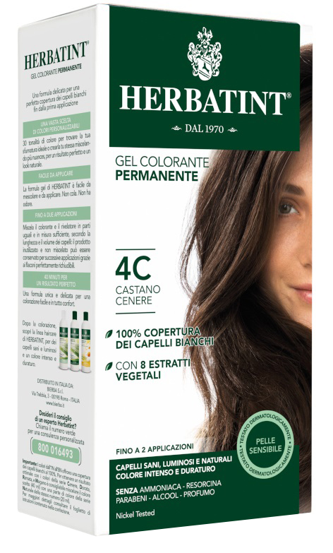 HERBATINT 4C CASTANO CENERE 150 ML - farmacia187.it