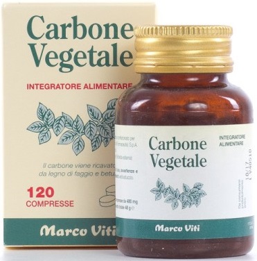 CARBONE VEGETALE 120 COMPRESSE - farmacia187.it