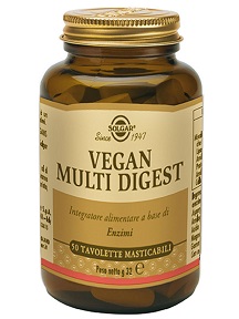 VEGAN MULTI DIGEST 50 TAVOLETTE MASTICABILI - farmacia187.it