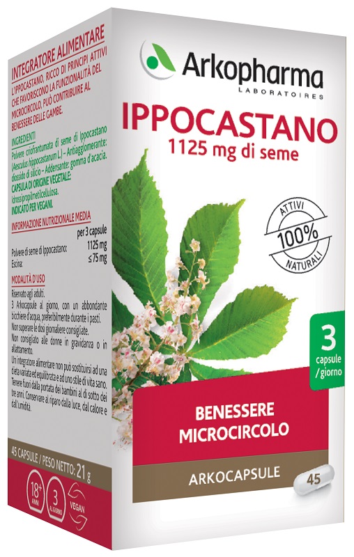ARKO CAPSULE IPPOCASTANO 45 CAPSULE - farmacia187.it