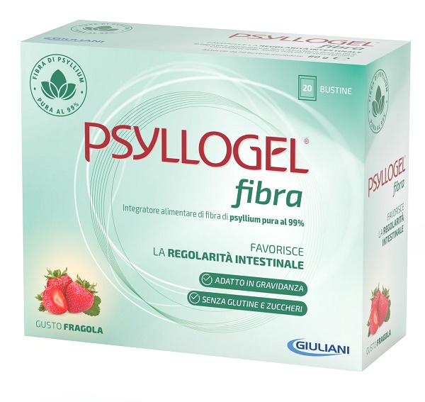 PSYLLOGEL FIBRA FRAGOLA 20 BUSTINE - farmacia187.it