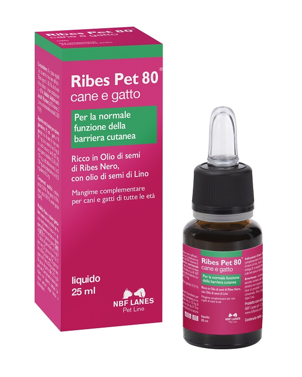 RIBES PET 80 GOCCE OLIO 25 ML CON CONTAGOCCE - farmacia187.it
