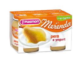 PLASMON OMOGENEIZZATO YOGURT PERA 120 G X 2 PEZZI - farmacia187.it