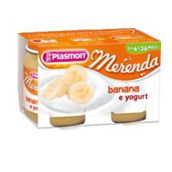 PLASMON OMOGENEIZZATO YOGURT BANANA 120 G X 2 PEZZI - farmacia187.it