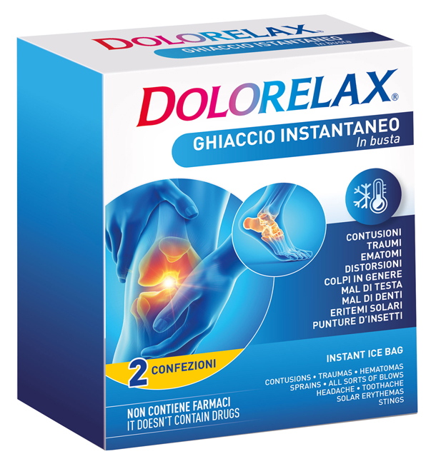 DOLORELAX ICE BAG GHIACCIO BUSTA 2 PEZZI - farmacia187.it