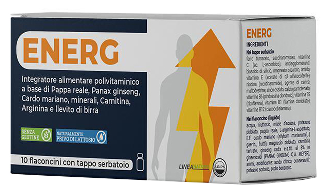 ENERG 10 FLACONCINI 10 ML CON TAPPO SERBATOIO - farmacia187.it