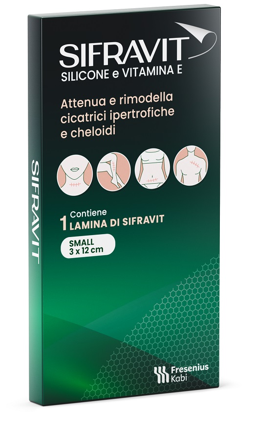 SIFRAVIT PLACCA SILICONE 3X12 CM SMALL 1 PEZZO - farmacia187.it