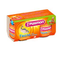 PLASMON OMOGENEIZZATO TROTA VERDURE 80 G X 2 PEZZI - farmacia187.it
