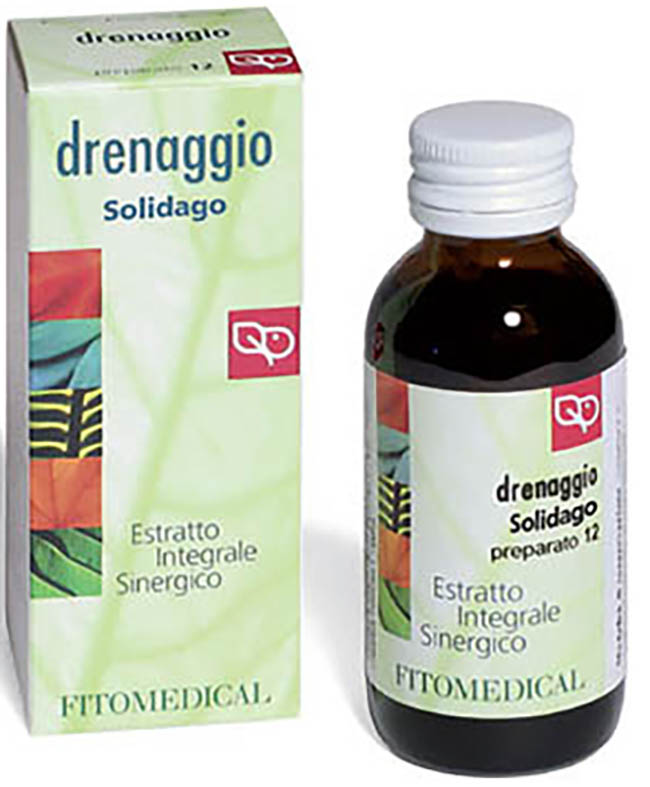 SOLIDAGO DRENAGGIO ESTRATTO INTEGRALE SINERGICO 60 ML PREPARATO 12 - farmacia187.it