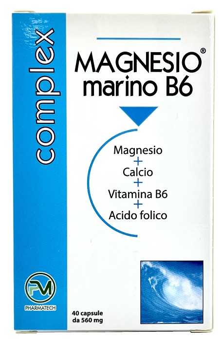 MAGNESIO MARINO B6 40 CAPSULE - farmacia187.it