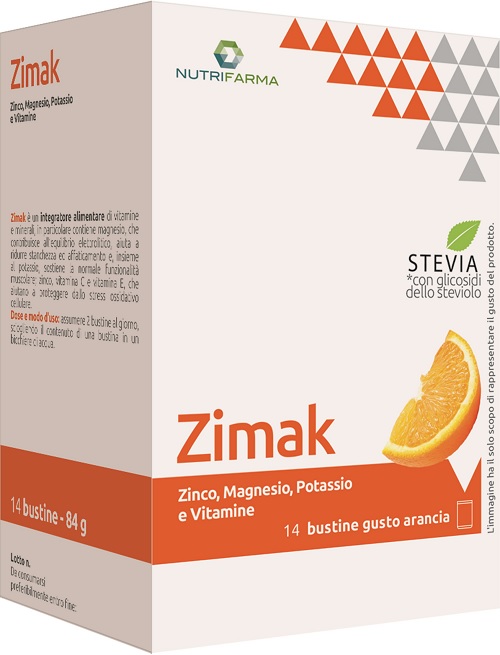 ZIMAK 14 BUSTINE 6 G ARANCIO - farmacia187.it