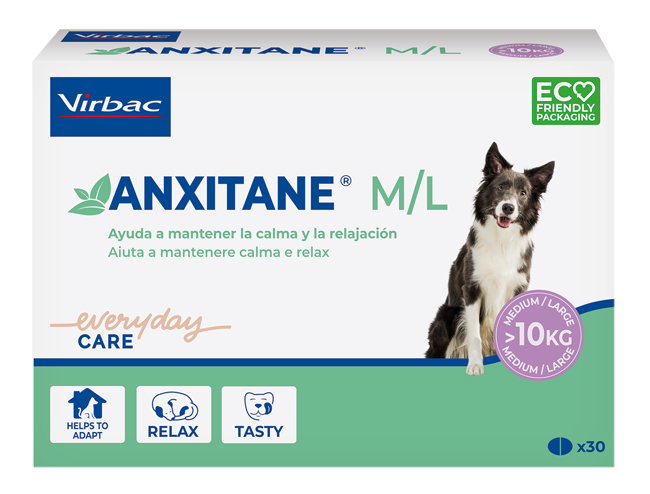 ANXITANE M/L SUPPLEMENTO NUTRIZIONALE SCATOLA 30 COMPRESSE APPETIBILI - farmacia187.it