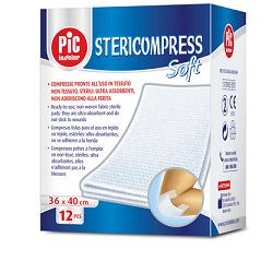 STERICOMPRESS SOFT XL GARZA TNT 18X40CM 12 PEZZI - farmacia187.it