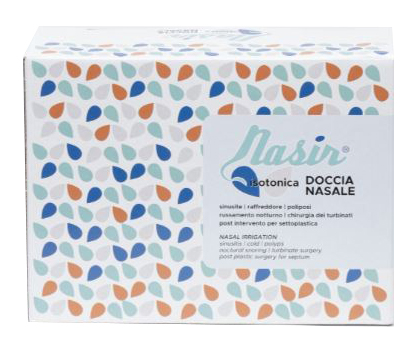 SOLUZIONE FISIOLOGICA ISOTONICA STERILE NASIR IN SCATOLA CON6 SACCHE VERSIONE LUER LOCK DA 500ML - farmacia187.it
