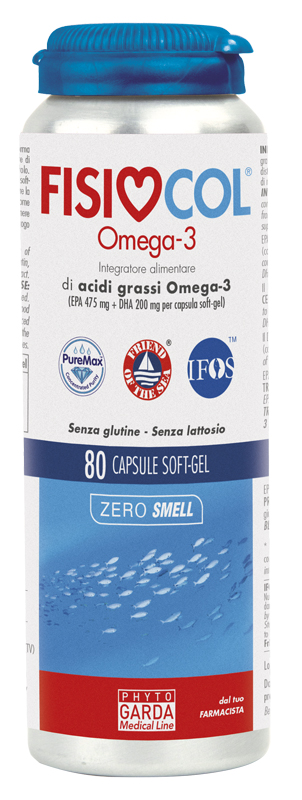 FISIOCOL OMEGA 3 80 CAPSULE - farmacia187.it