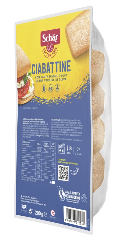 SCHAR CIABATTINA 200 G - farmacia187.it