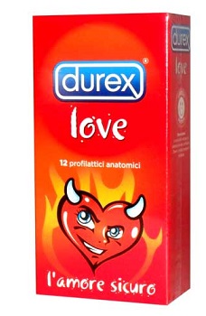 PROFILATTICO DUREX LOVE 12 PEZZI - farmacia187.it