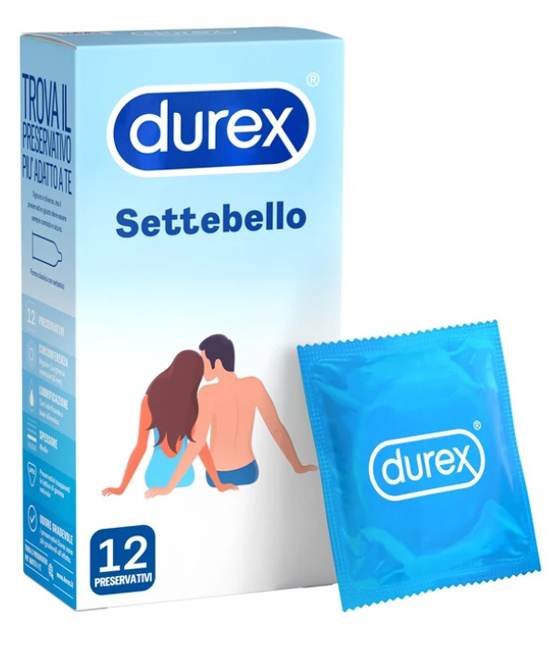 PROFILATTICO DUREX SETTEBELLO CLASSICO 12 PEZZI - farmacia187.it