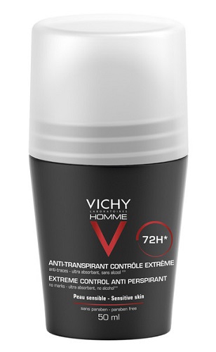 VICHY HOMME DEO ROLL-ON ANTI-TRASPIRANTE 50 ML - farmacia187.it