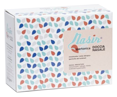 SOLUZIONE FISIOLOGICA IPERTONICA STERILE NASIR 8 SACCHE VERSIONE DA 250ML - farmacia187.it