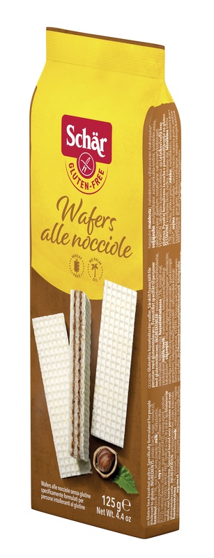 SCHAR WAFERS ALLE NOCCIOLE 125 G - farmacia187.it