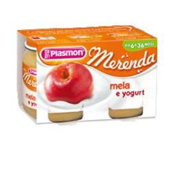 PLASMON OMOGENEIZZATO YOGURT MELA 120 G X 2 PEZZI - farmacia187.it
