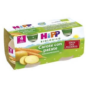 HIPP BIO HIPP BIO OMOGENEIZZATO CAROTE CON PATATE 2X80 G - farmacia187.it