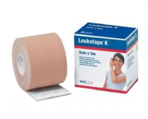 BENDA ADESIVA LEUKOTAPE K PER TAPING FISIOTERAPICO LARGHEZZA 5 CM LUNGHEZZA 5 M COLOR CARNE IN ROTOLO - farmacia187.it