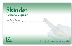 SKINDET LAVANDA VAGINALE 4 FLACONI 140 ML + 4 CANNULE MONOUSO IN BLISTER - farmacia187.it