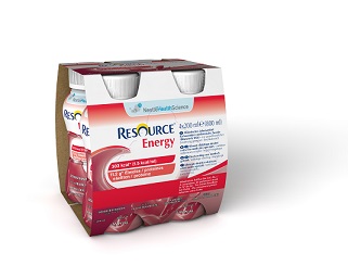 RESOURCE ENERGY FRAGOLA/LAMPONE 4 BOTTIGLIE 200 ML - farmacia187.it