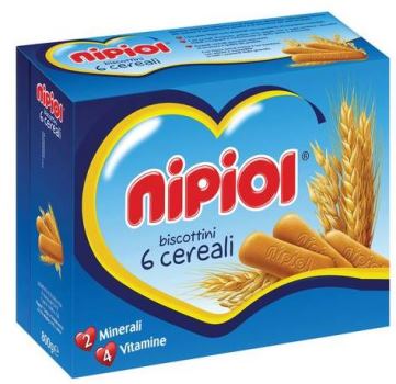 NIPIOL BISCOTTINI 6 CEREALI 800 G - farmacia187.it
